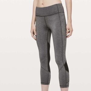 Lululemon gray pace rival 22” luxtreme leggings 4